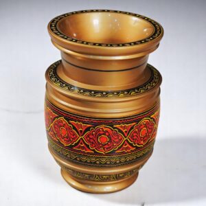 Handcrafted wooden vases