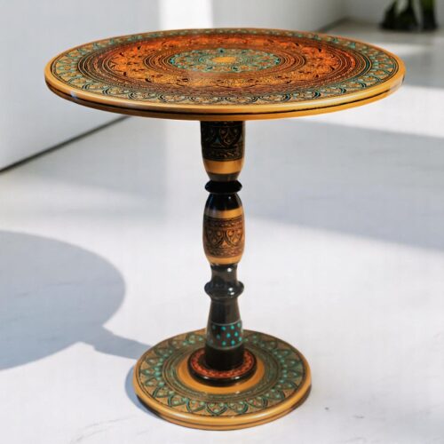 Multi Color Lacquer Table